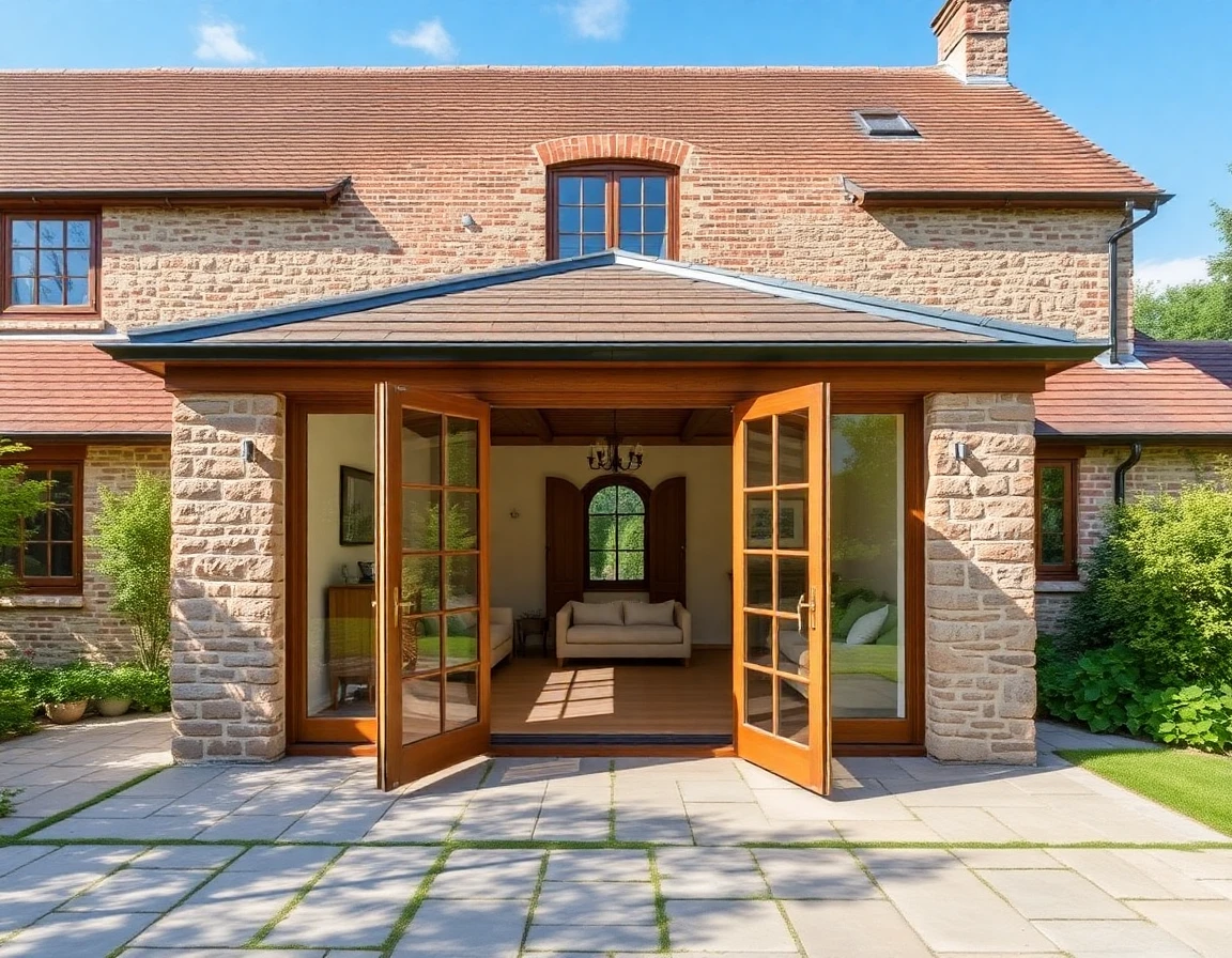 Stone orangery extension