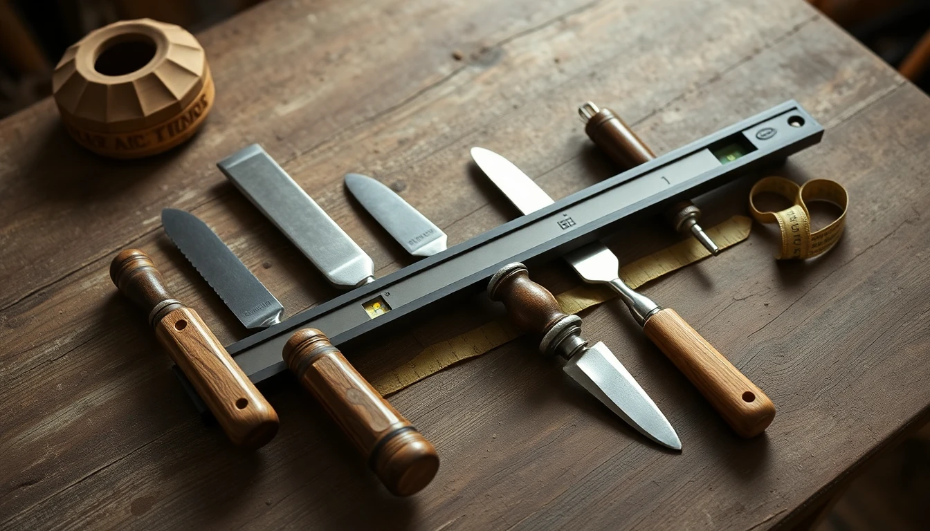 Traditional masonry tools